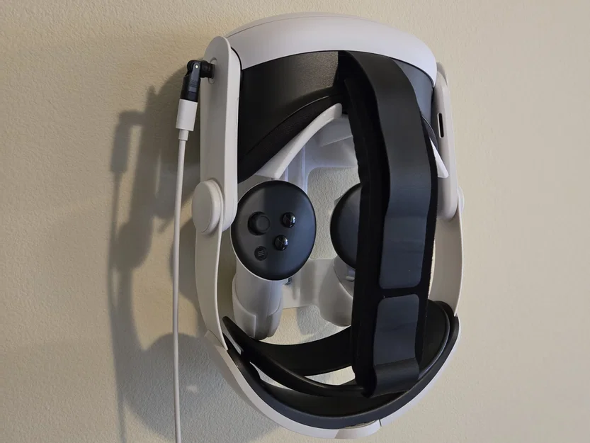 Giá đỡ tường cho tai nghe và điều khiển Quest 3 - Image 1