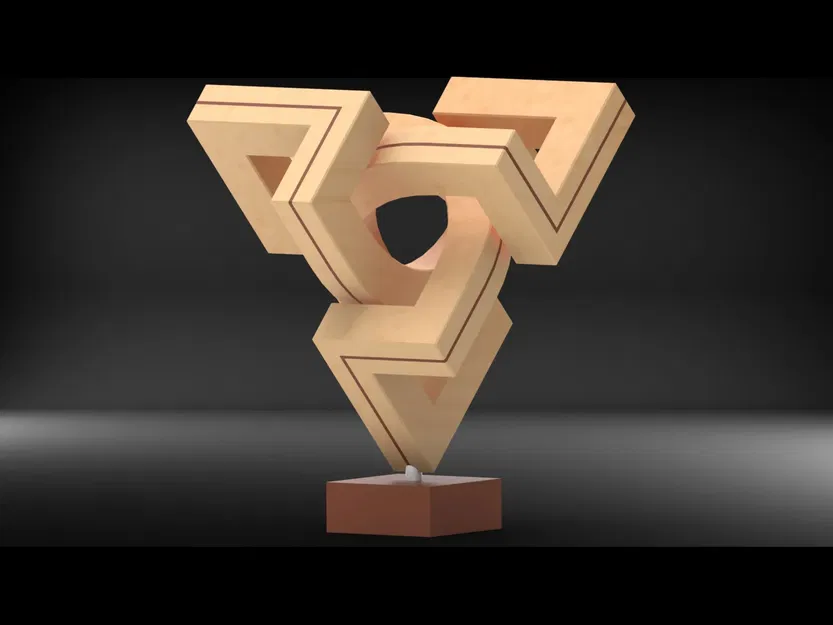 Tượng điêu khắc hình học #02 - Image 1