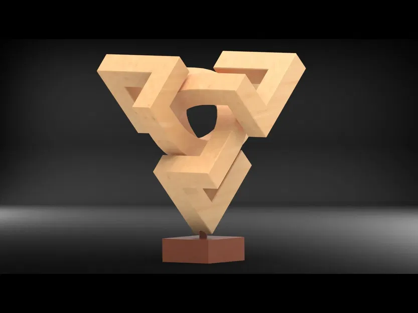 Tượng điêu khắc hình học #02 - Image 2