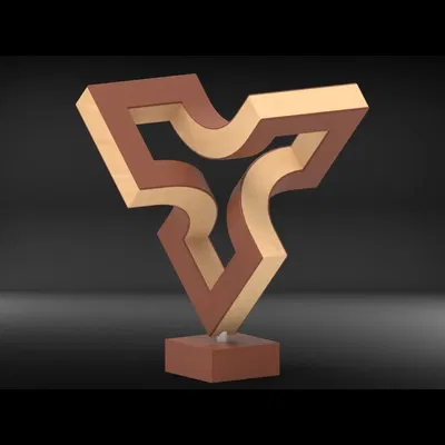 Điêu khắc Hình học #01