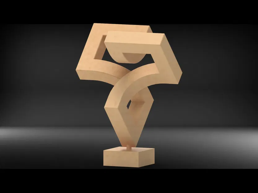 Điêu khắc Hình học #01 - Image 6