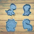 Bộ khuôn cắt bánh quy hình khủng long - Thumbnail 1
