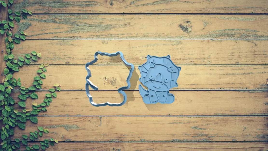 Bộ khuôn cắt bánh quy hình khủng long - Image 5