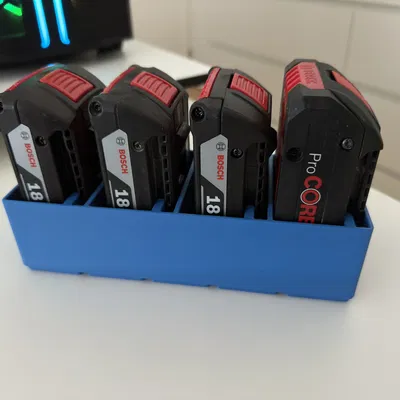 Giá đỡ pin Bosch Professional 18V Gridfinity 2x5x8