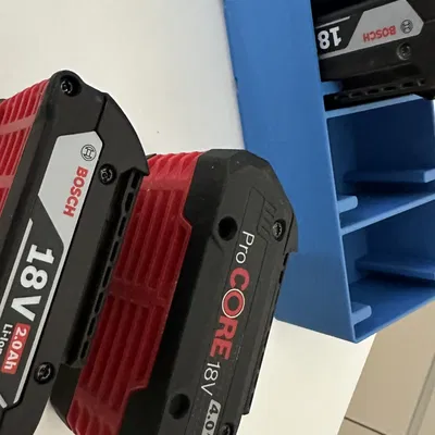Giá đỡ pin Bosch Professional 18V Gridfinity 2x5x8