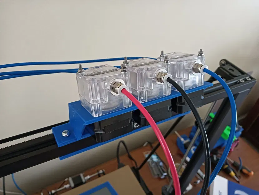 Giá đỡ extruder ba cho ray 2020 cho máy in Kobra Max - Image 4