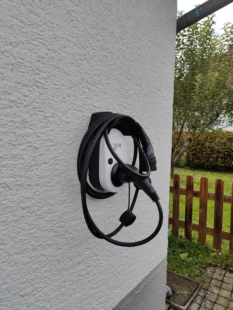 Giá đỡ cáp sạc gắn tường cho go-e Charger Gemini - Image 4