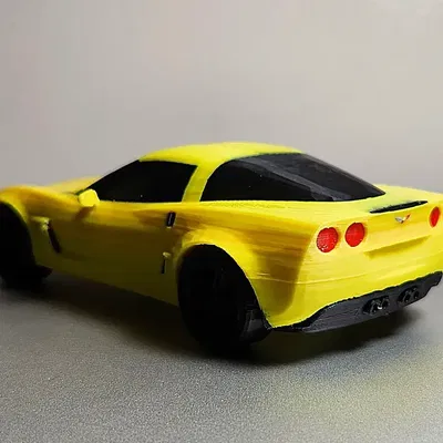 Mô hình xe Chevrolet Corvette Z06 (C6) tỷ lệ 1:24