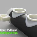 Hệ thống thủy canh mô-đun từ ống PVC 50 mm cho growbox - Thumbnail 1