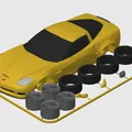 Mô hình xe Chevrolet Corvette Z06 (C6) tỷ lệ 1:24 - Thumbnail 6
