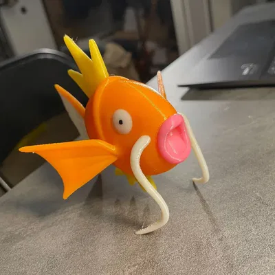 Mô hình Magikarp được sơn màu cho in 3D MMU
