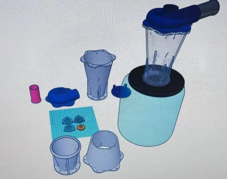 Bộ kit hút bụi xoáy Ciclón hoàn chỉnh - Image 2