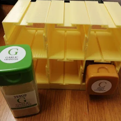 Giá đỡ gia vị mô-đun cho lọ gia vị vuông