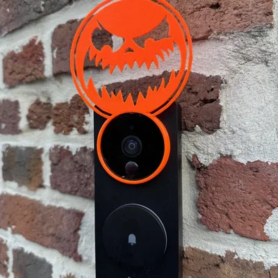 Trang trí bí ngô Halloween cho chuông cửa Aqara G4