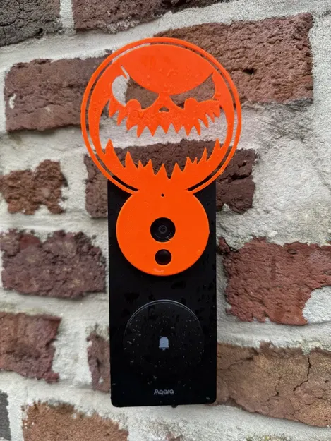Trang trí bí ngô Halloween cho chuông cửa Aqara G4 - Image 2