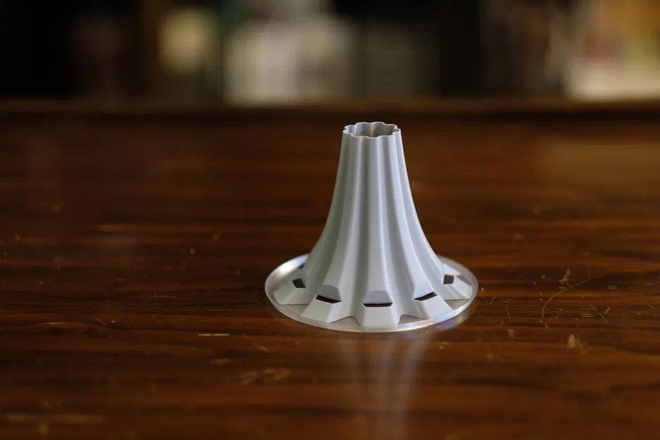 Giá đỡ khô chai, lọ, ly xếp chồng được in chế độ bình hoa - Image 2