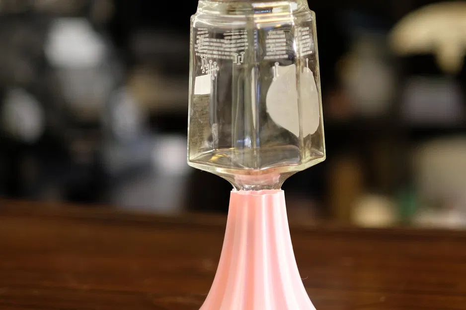 Giá đỡ khô chai, lọ, ly xếp chồng được in chế độ bình hoa - Image 7