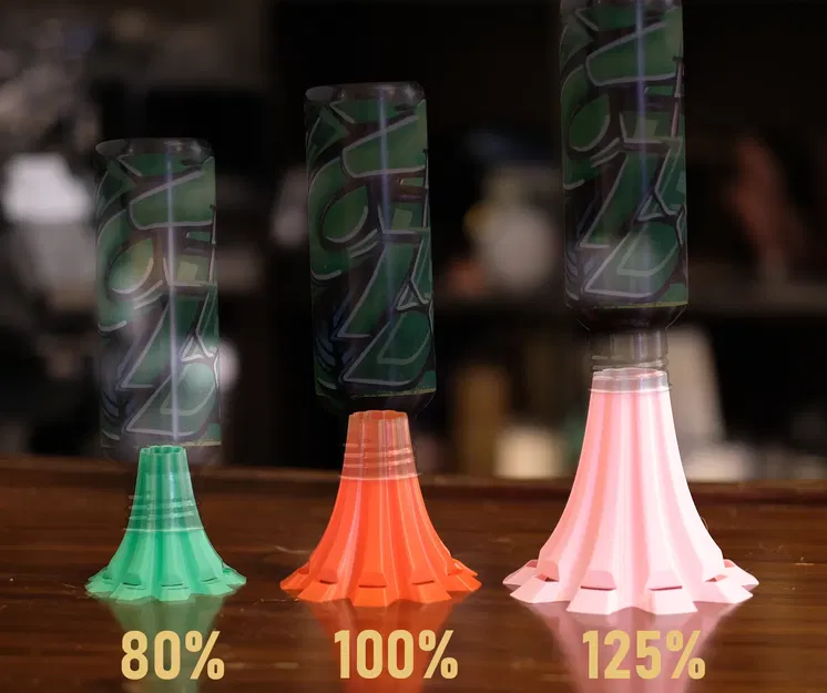 Giá đỡ khô chai, lọ, ly xếp chồng được in chế độ bình hoa - Image 8