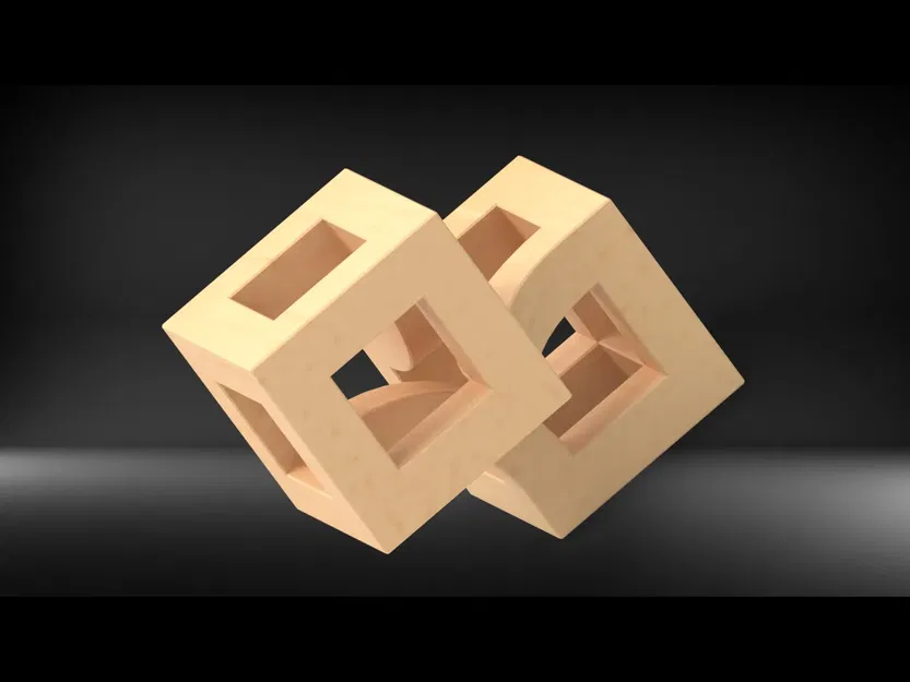 Điêu khắc hình học số 07 dễ lắp ráp và in 3D - Image 2