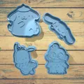 Bộ khuôn bánh quy Sanrio 2 - Pompompurin, Cinnamoroll, Pochacco, Hangyodon - Thumbnail 1