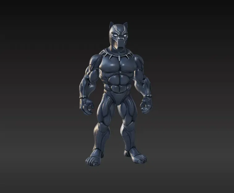 Nhân vật Báo Đen Marvel cho máy in 3D - Image 2