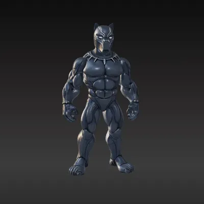 Nhân vật Báo Đen Marvel cho máy in 3D