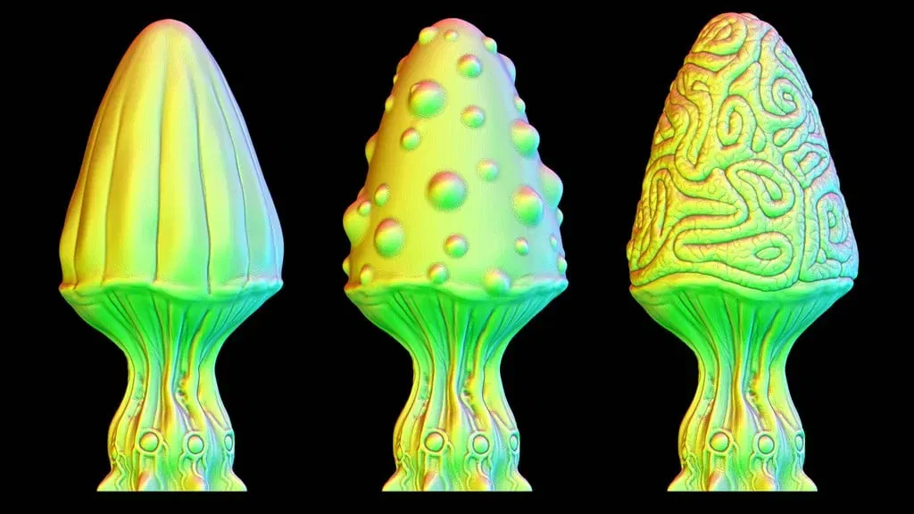 Bộ nấm "Mushroom Set C2" cho mô hình bàn chơi - Image 1