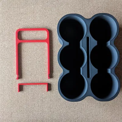 Giá đỡ 6 lon với tay cầm tiện lợi