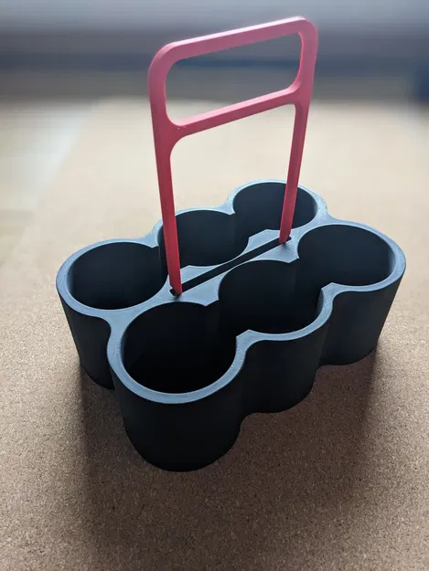 Giá đỡ 6 lon với tay cầm tiện lợi - Image 6