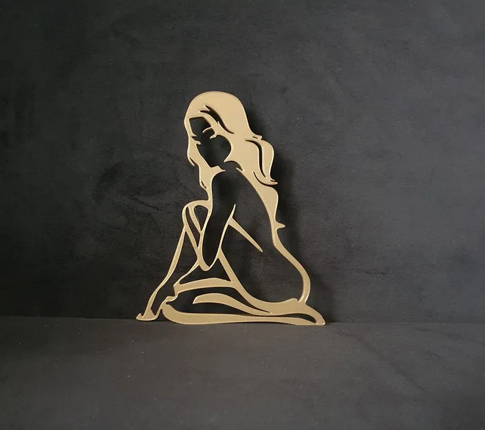 Tượng phụ nữ nghệ thuật tinh xảo cho trang trí nội thất - Image 1