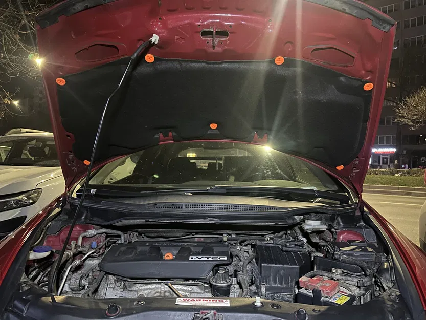 Cặp kẹp nắp ca-pô Honda Civic MK8 - Image 2