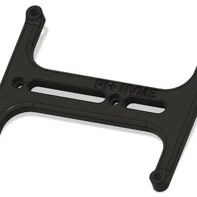 Giá đỡ DIN cho Raspberry Pi 5 với cơ sở NVME Pimaroni