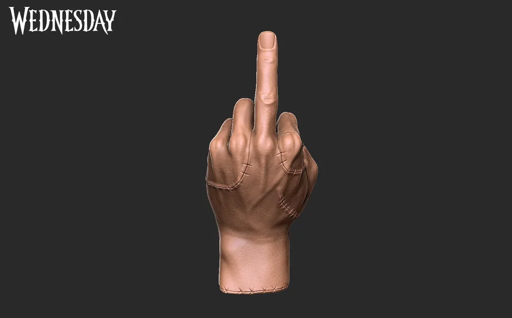 Mô hình nhân vật Thing Middlefinger trong series Wednesday - Image 2