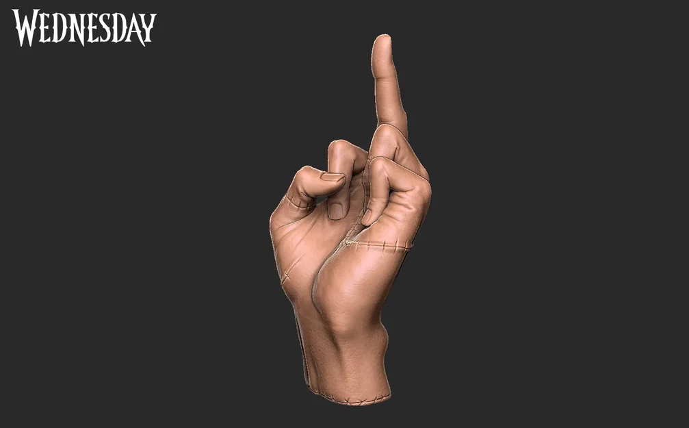 Mô hình nhân vật Thing Middlefinger trong series Wednesday - Image 4