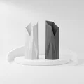 Bình hoa hình học hiện đại với thiết kế tối giản và bền... - Thumbnail 1