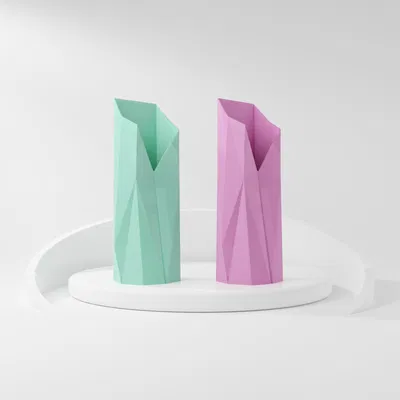 Bình hoa hình học hiện đại với thiết kế tối giản và bền...