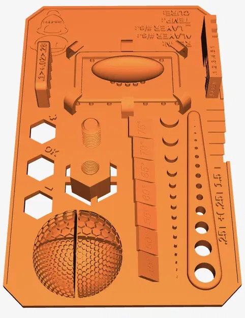 Bài kiểm tra hiệu chuẩn nhựa resin cho máy in 3D 3Dwork - Image 4