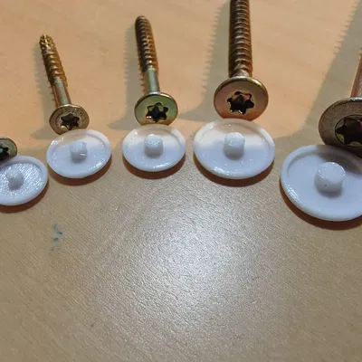 Nắp vít Torx cho các loại ốc (TX10, TX15, TX20, TX25, TX30, TX40)