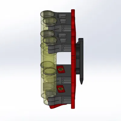 Giá đỡ đạn 2x4 cho nạp đạn Quad trong thể thao bắn súng 3 kh...