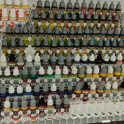 Giá đỡ sơn cho chai nhỏ Vallejo/Scalecolor/AK Interactive/Army Painter