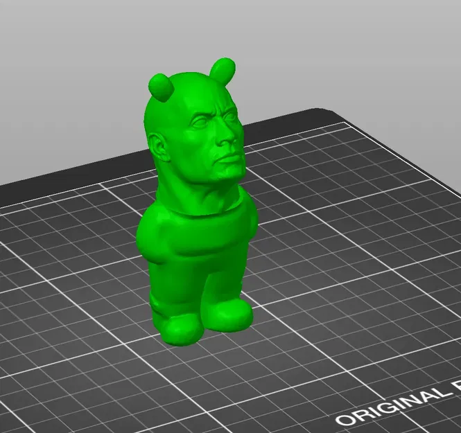 Nhân vật The Rock phong cách thư giãn - Image 1