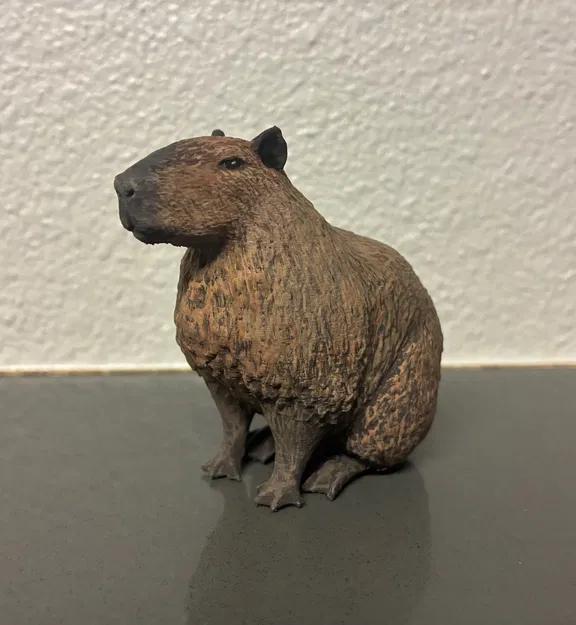 Bạn đồng hành capybara nhỏ dễ thương trong ngày căng thẳng - Image 1