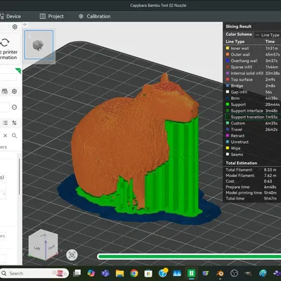 Bạn đồng hành capybara nhỏ dễ thương trong ngày căng thẳng