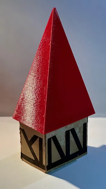 Mái nhà cho tháp hình chữ nhật trong lâu đài cổ - Image 1