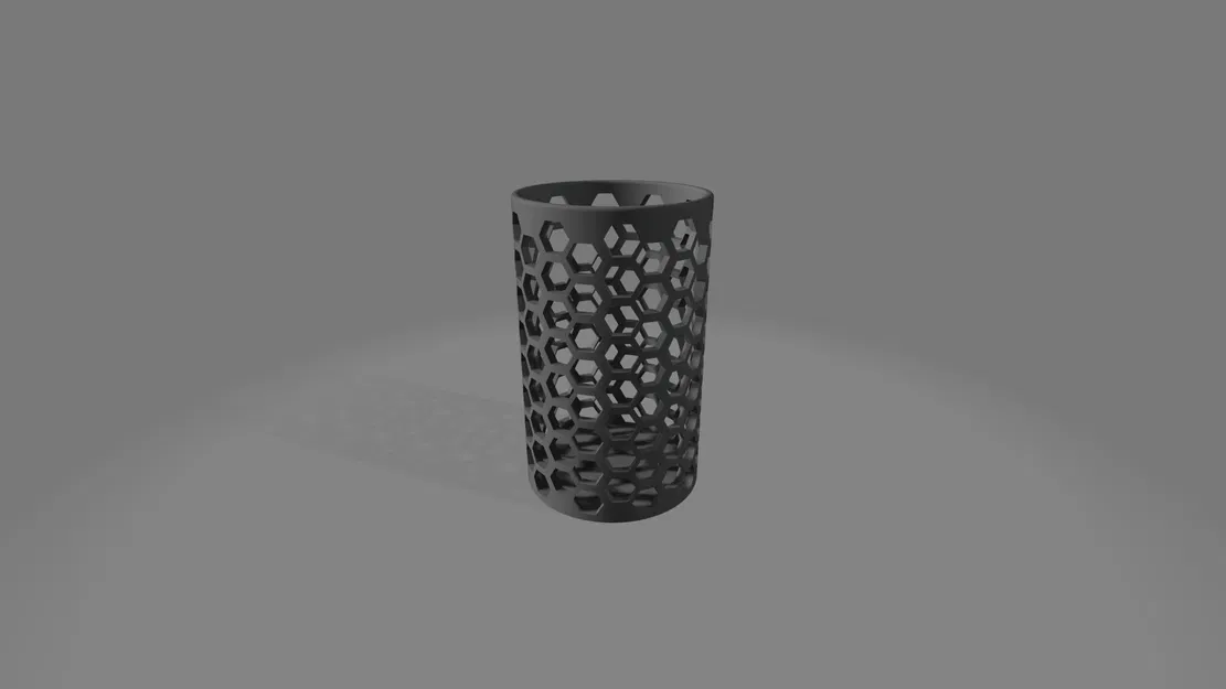 Giá đỡ bút hình tổ ong hiện đại cho bàn làm việc - Image 2