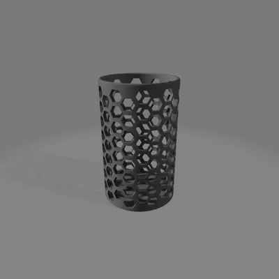 Giá đỡ bút hình tổ ong hiện đại cho bàn làm việc