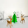 Thiệp Giáng Sinh Hươu Cao Cổ - Thumbnail 1