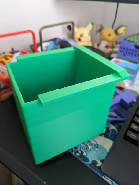 Thùng rác để bàn đơn giản gắn vào bàn không dày hơn 20mm - Image 1