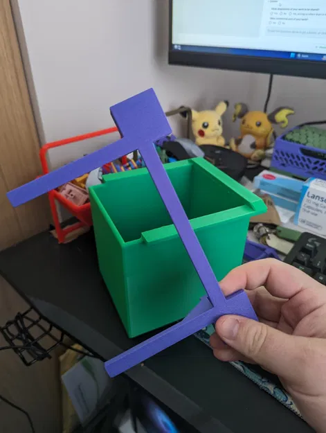 Thùng rác để bàn đơn giản gắn vào bàn không dày hơn 20mm - Image 4