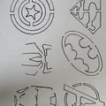Mẫu stencil vẽ logo các siêu anh hùng - Thumbnail 2